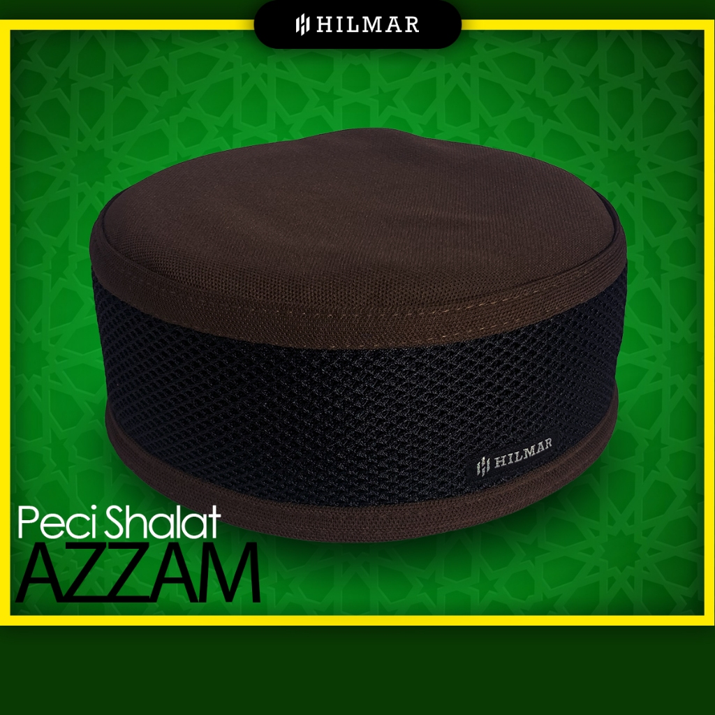 Peci Pria Dewasa Premium Coklat Hitam Keren Azzam