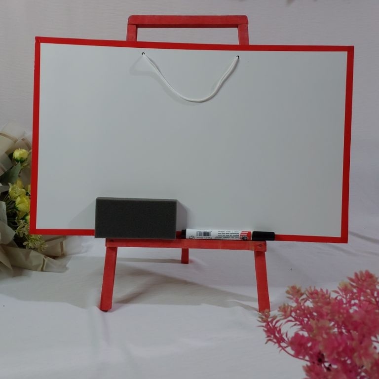 

KODE Q62W Papan Tulis PenyanggaWhite board Penyangga Ukuran 35cmWhite Board KarakterWhite Board Anak Karakter