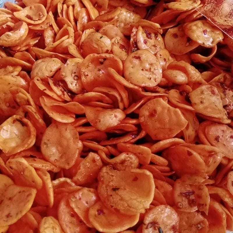 

[1Kg] Kerupuk Seblak Merah Pedas Daun Jeruk 1000 Gram