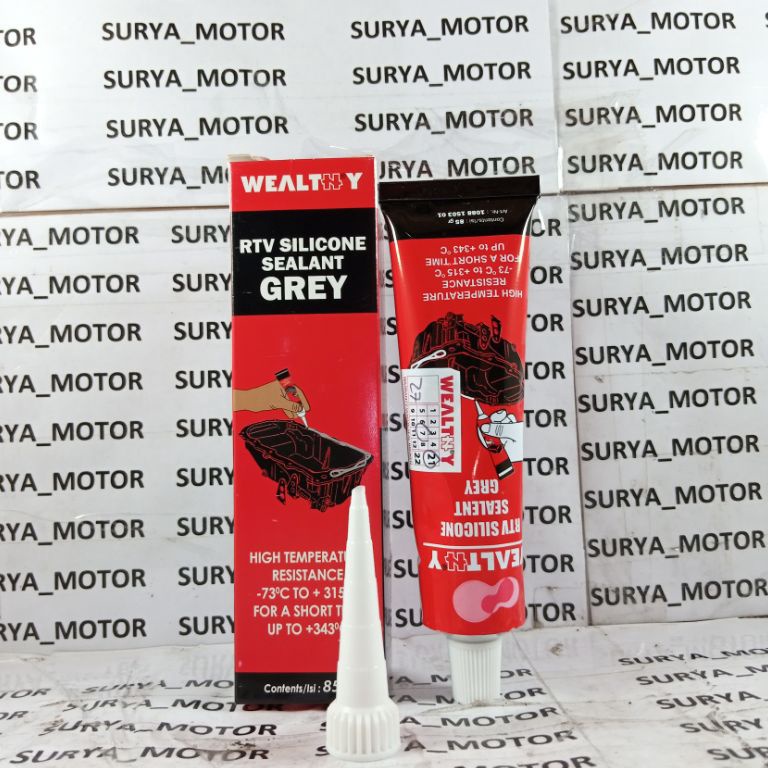 

KODE I97L LEM WEALTHY RTV SILICONE SEALANT GREY 85gr