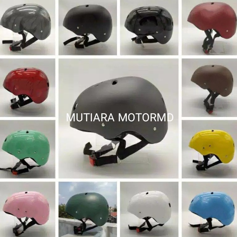 Promo besar HELM SEPEDA DEWASA POLOS SEPEDA LIPAT BMX MODEL BATOK HELM MURAH