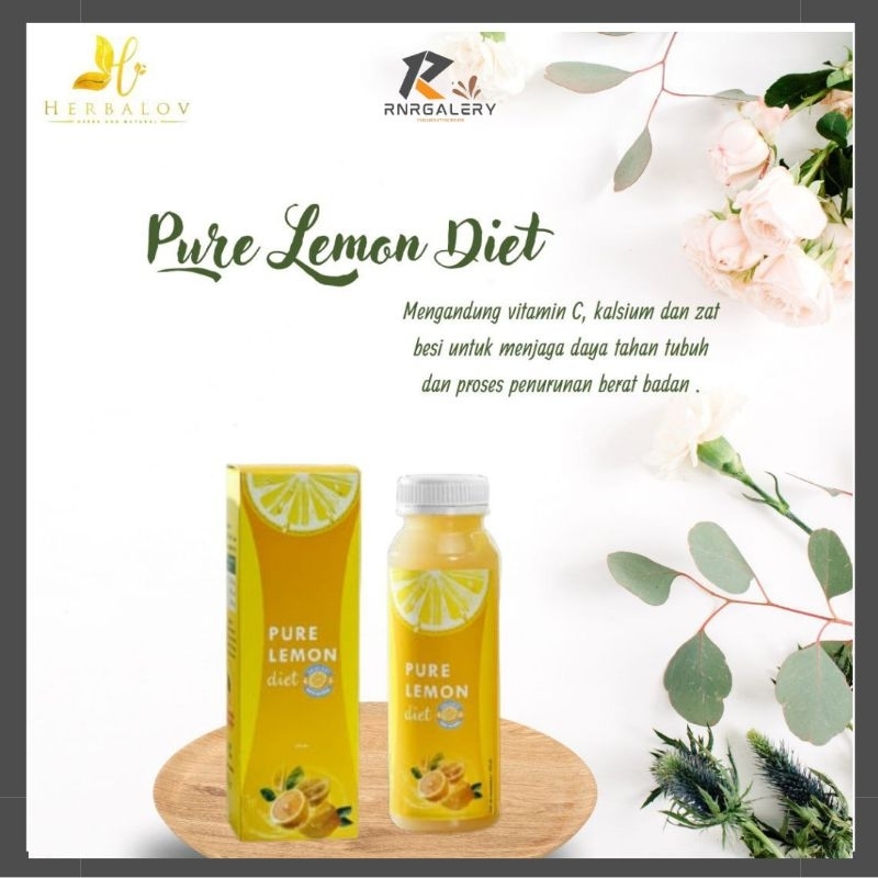 

Herbalov Pure Lemon Diet Sari Jus Asli Melancarkan Pencernaan