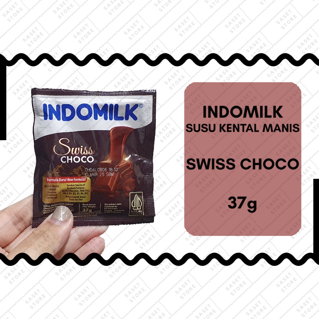 

Indomilk Susu Kental Manis Cokelat 37g Sachet SKM