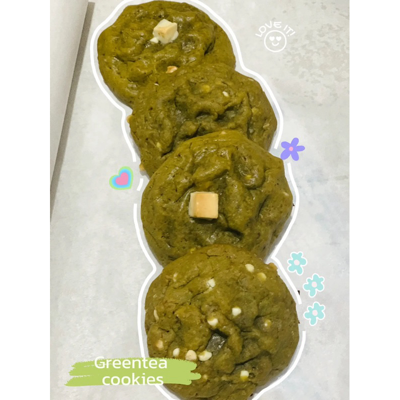 

BEST SELLER!!! Soft cookies Matcha by hisweet (1 box isi 4 pcs cookies ukuran 8X8) dengan isi coklat lumer didalamnya✨