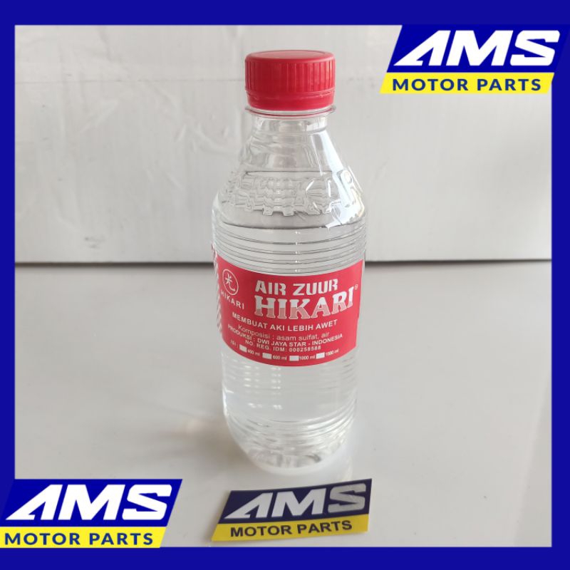 air aki accu zuur Hikari merah 400ml