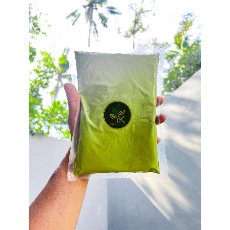 

fresh powder bubuk Purli bubuk daun purlik bubuk hiJau kalimantan