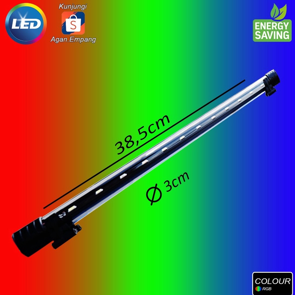 Terbaik LAMPU LED AQUARIUM 4CM WARNA MERAH HIJAU BIRU MODEL CELUP  LAMPU AKUARIUM  LAMPU AQUASCAPE  