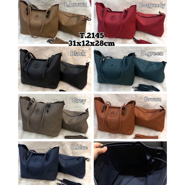 Terbagus Tory Burch Bag in bag 2145 bahan Dove