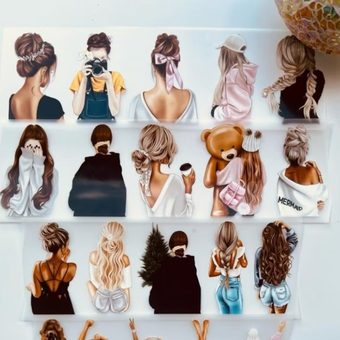 

Sindhuras Craft Lady of Leisure PET Tape Sticker