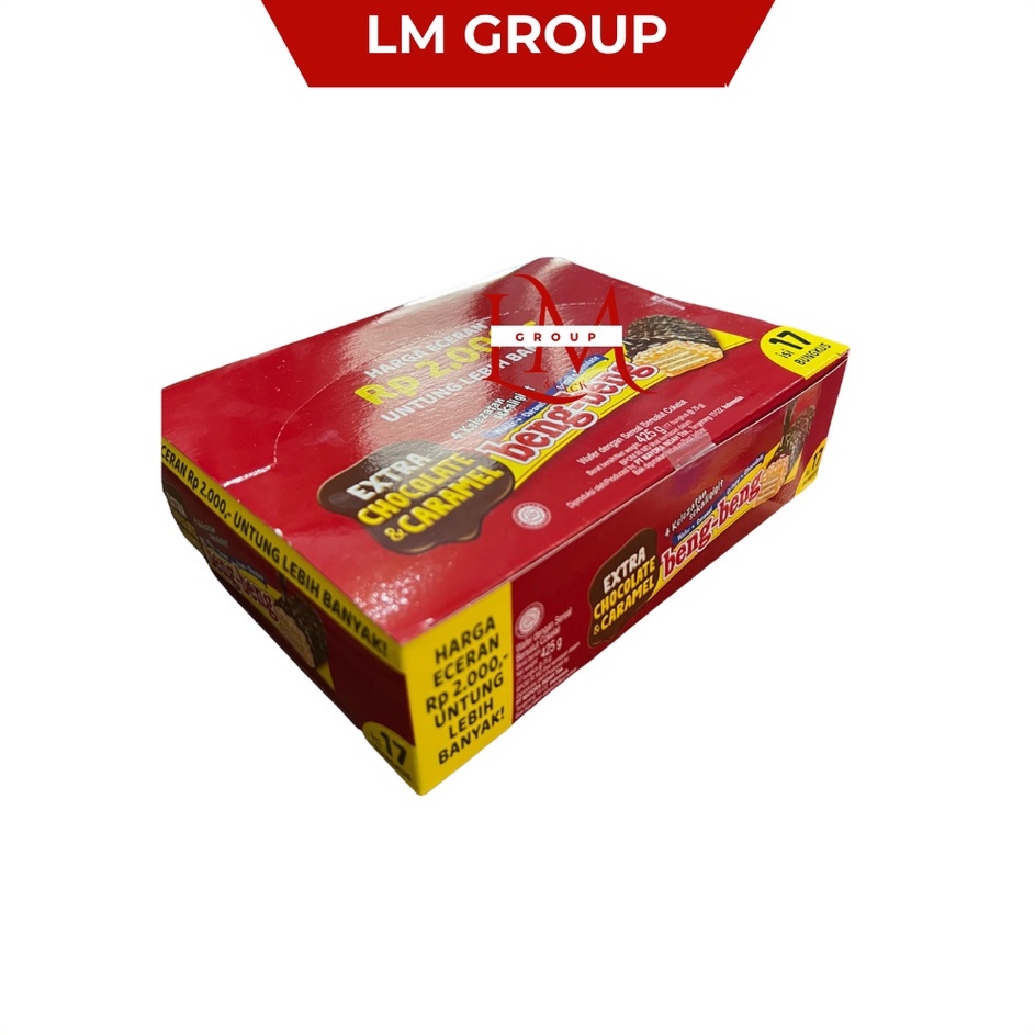 

PRODUK WBZS BengBeng Wafer Caramel Crispy Chocolate 1 Box Isi 17 pcs 25gr NTD