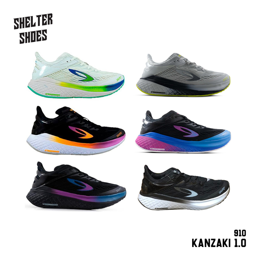 SALE 20% DISKON GEDE SEPATU LARI RUNNING NINETEN 910 KANZAKI 1.0 DAILY RUN PEMULA 5-21KM TRAINER GYM
