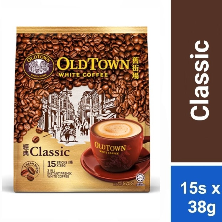 

PRODUK VJGRE OLDTOWN 3in1 Classic White Coffee Malaysia 38g x 15 sachet G9V