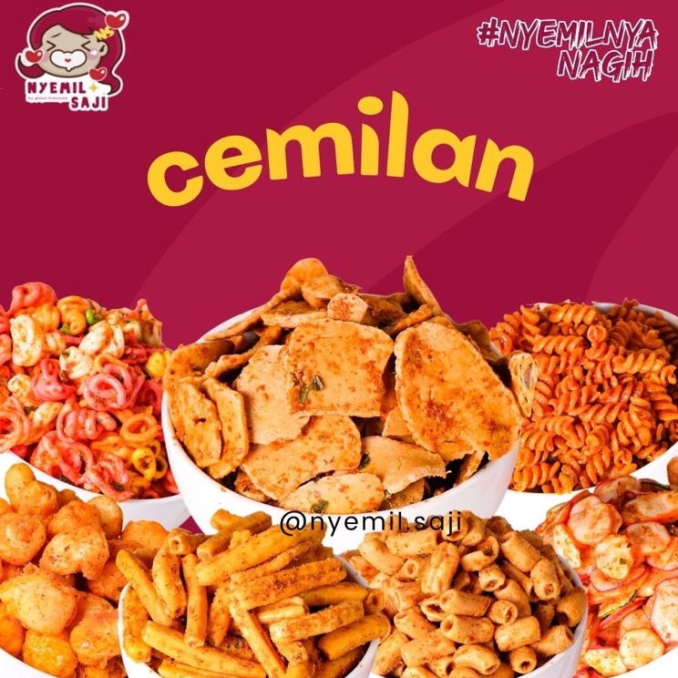 

PRODUK HSSJO PROMO CEMILAN 7 GR BASRENG MIE KERING kerupuk Seblak Pangsit Makaroni Stick Gelung Pedas MURAH Nyemilsaji ENN
