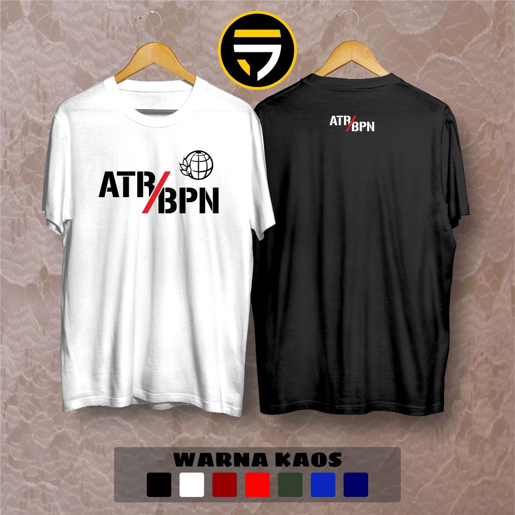 Kaos ATR BPN Logo Baju Distro