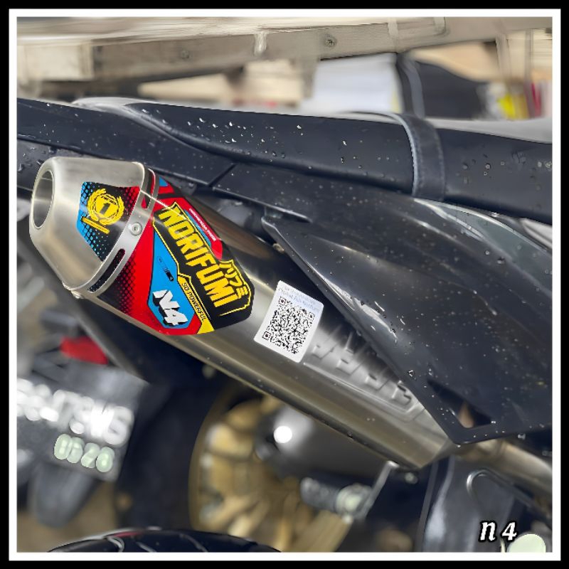 Knalpot NORIFUMI N4 KLX150 KLX140 CRF150L WR155 DTRACKER150 VIAR CROSS X150