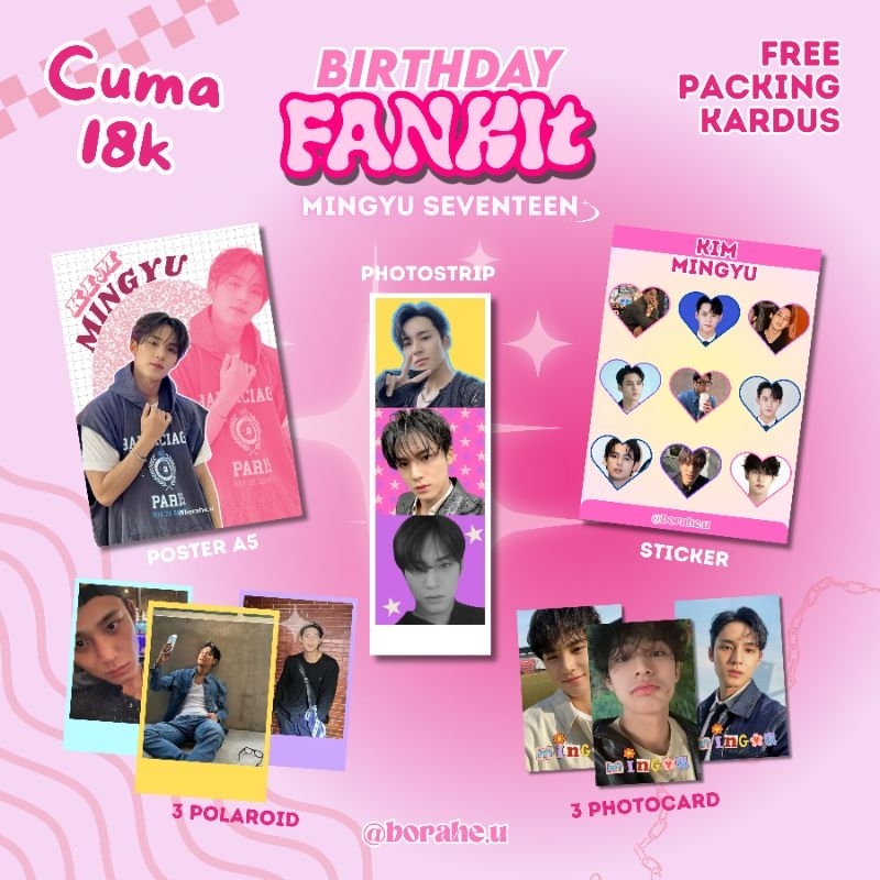 ( COD ) Fankit Kpop Seventeen | Birthday Gift | Hampers | Termurah