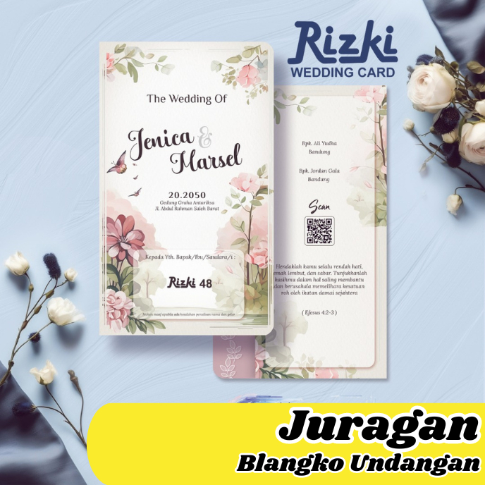 Blangko Undangan Rizki 48 | Juragan Blangko Undangan