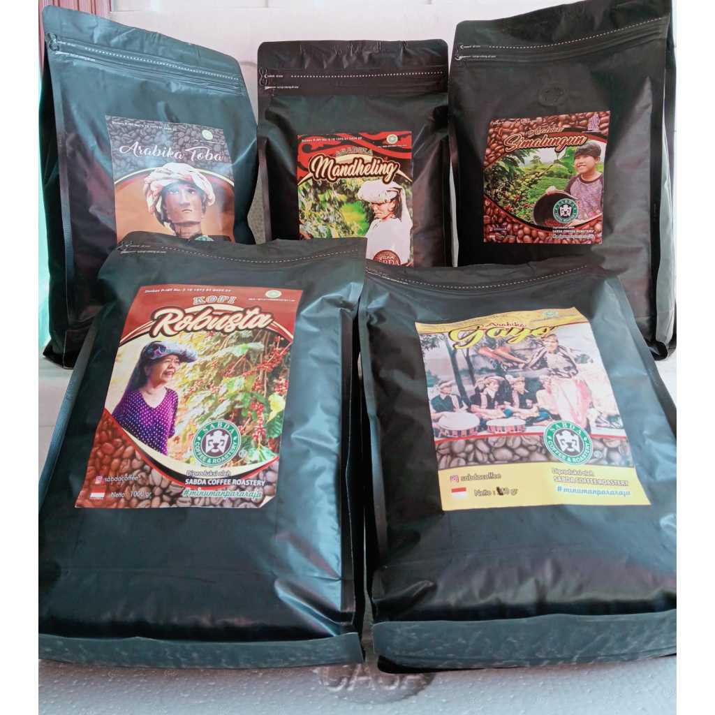 

[ 1kg ] BIJI COFFEE ROBUSTA/COFFEE MANDHELING/ COFFEE SIMALUNGUN/ KOPI ARABIKA TOBA