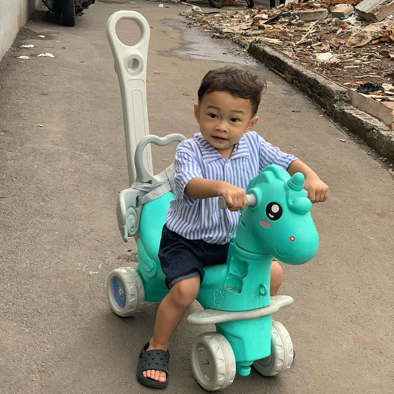 Rocking Horse Molion M1006 Kuda Kudaan Anak | Molion Kuda Kudaan 3in1 Ride On Horse | Ride On Anak R