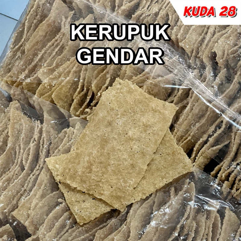

KERUPUK GENDAR MENTAH 500gr *best seller grosir (GRADE A)