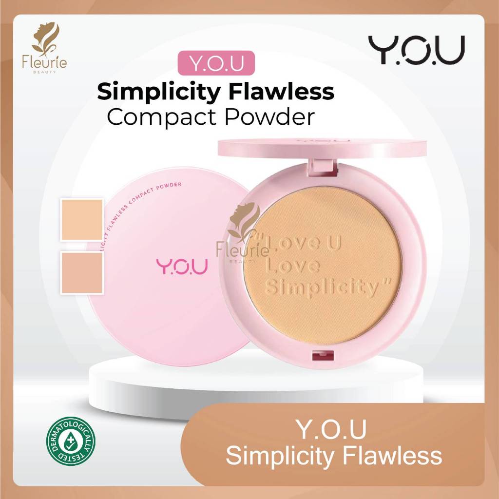 [NEW] YOU Simplicity Flawless Compact Powder Original BPOM - Bedak Padat By Y.O.U
