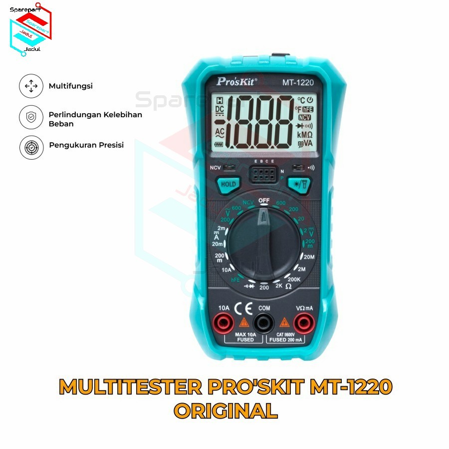 Multitester PROSKIT MT-1220 Multimeter Digital ORIGINAL