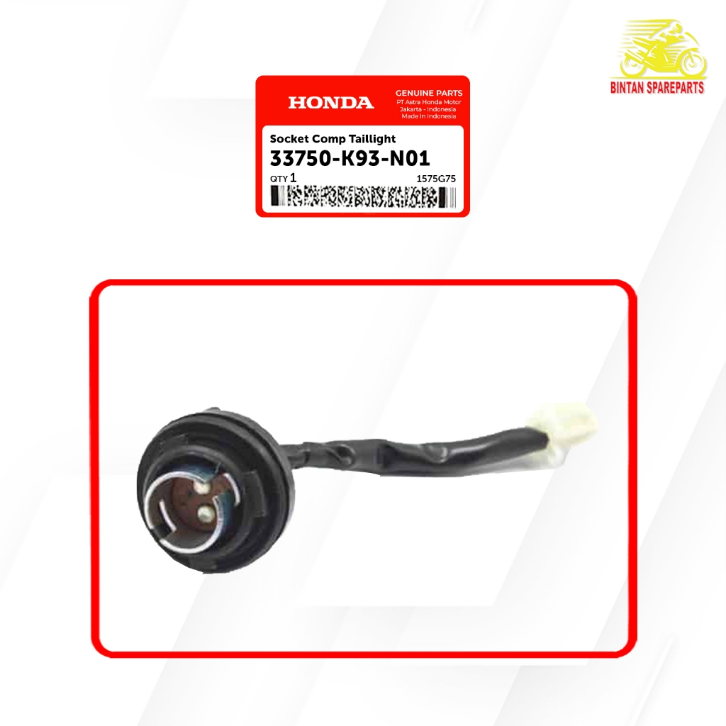 Socket Lampu Belakang Socket Comp Taillight 33750 K93 N01