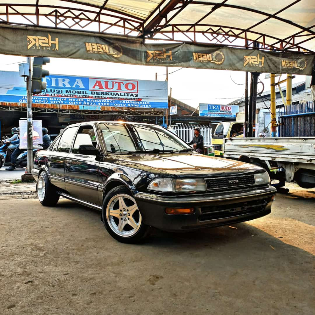 PAKET VELG HSR DAN BAN RING 15 UNTUK COROLLA SOLUNA STARLER CORONA