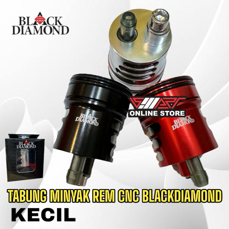 TABUNG MINYAK REM CNC KECIL BLACKDIAMOND
