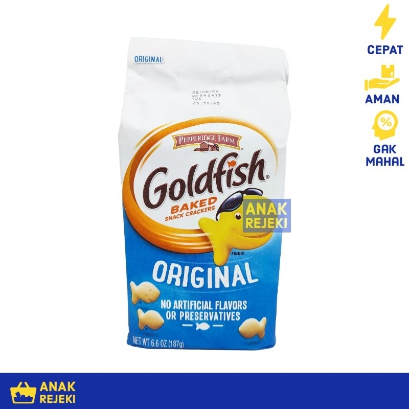 

Goldfish Baked Snack Crackers 187gr Cheddar - Cheese Colors - Grahams - Original