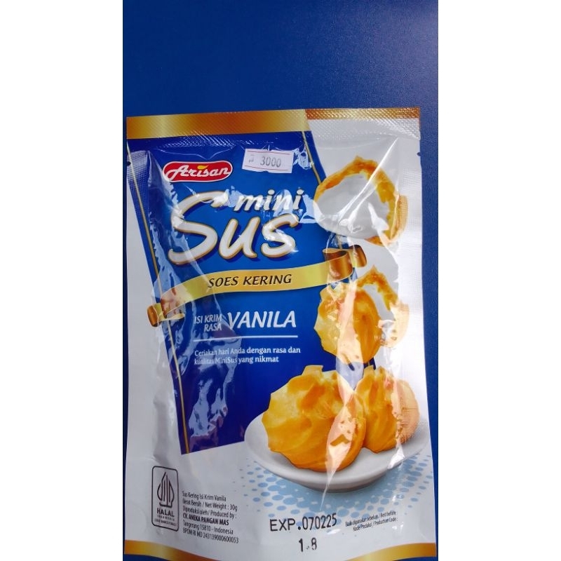

soes kering rasa vanila 30 gram