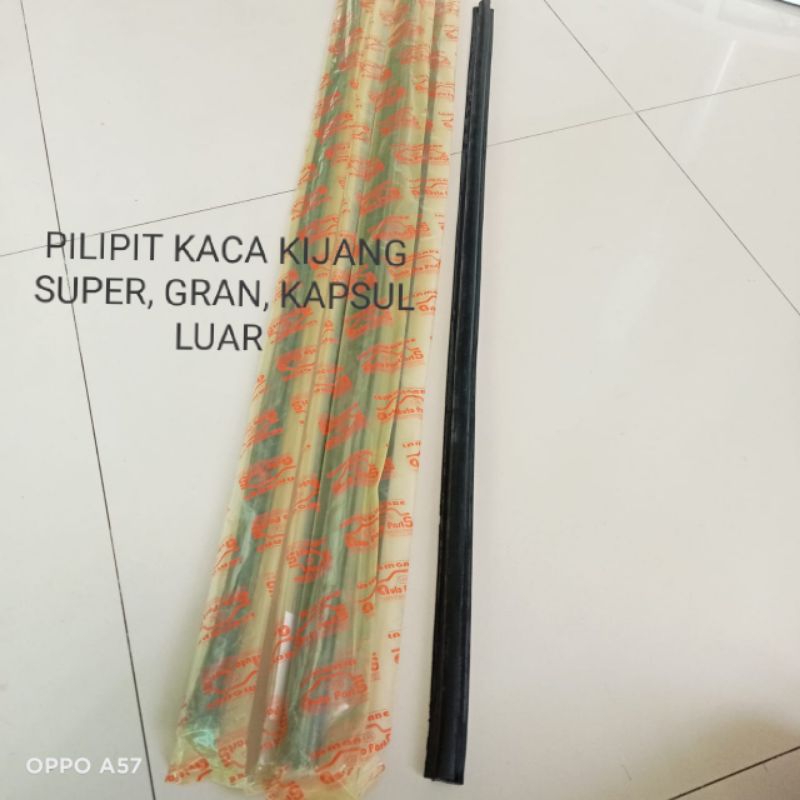 Karet Lis Kaca pintu/ pelipit kaca kijang super, grand, kapsul bagian luar
