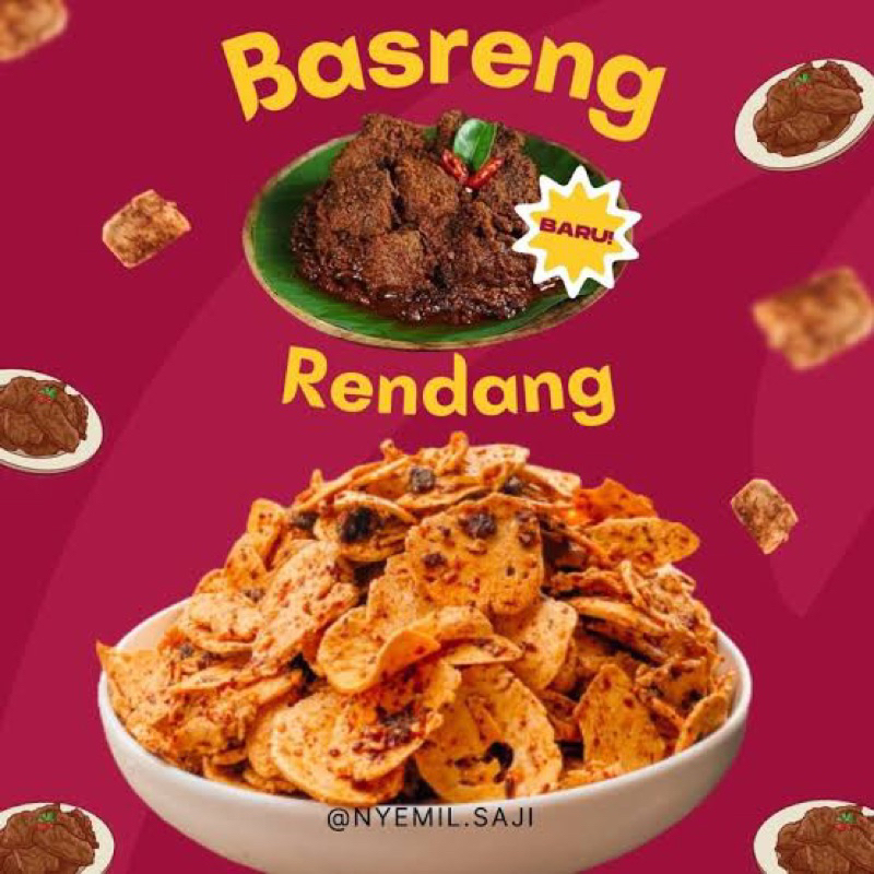 

Basreng Rendang 70gram by @nyemil.saji