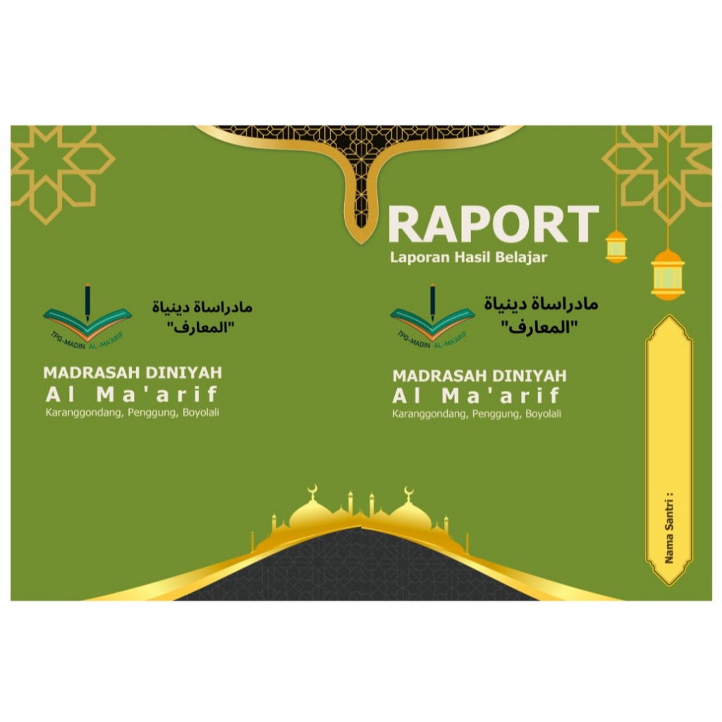 RAPORT TPQ-MADIN AL-MA'ARIF