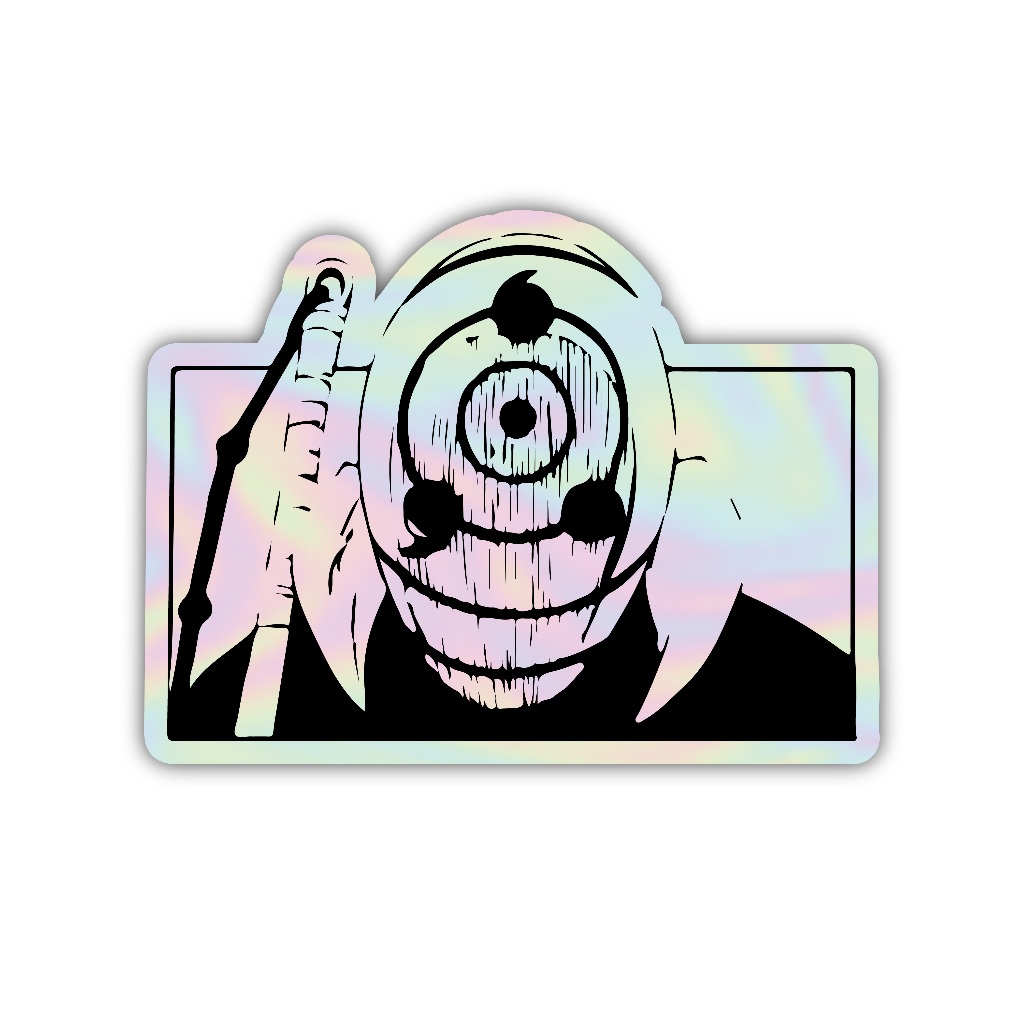 

Z262 sticker obito anime naruto, stiker hologram satuan