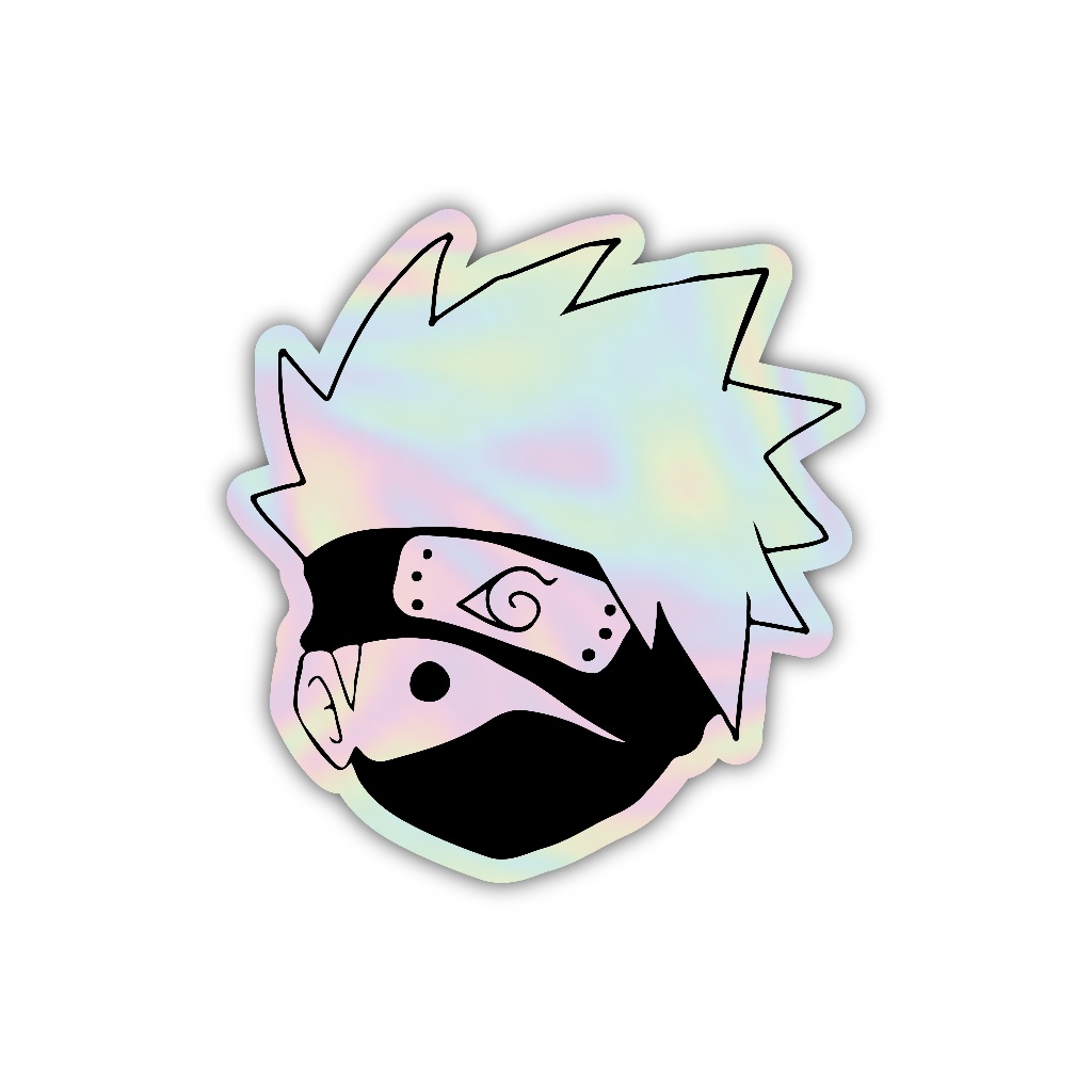 

Z258 sticker kakashi anime naruto, stiker hologram satuan