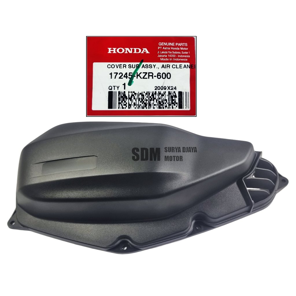Cover Tutup Filter Vario 125 Old Vario 125 150 LED 2015 - 2017 Original Honda AHM 17245-KZR-600