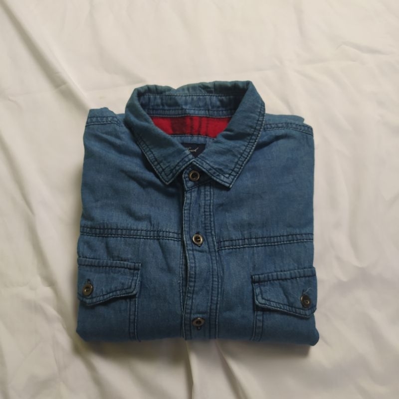 Kemeja Jacket Soft Denim Clothes Truck, Shirt Jacket