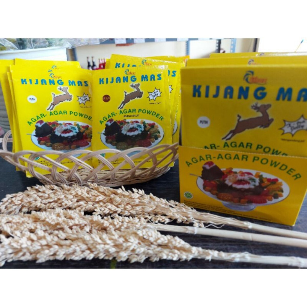 

(12 sachet x 1 box) KIJANG MAS Agar Agar Kijang Mas