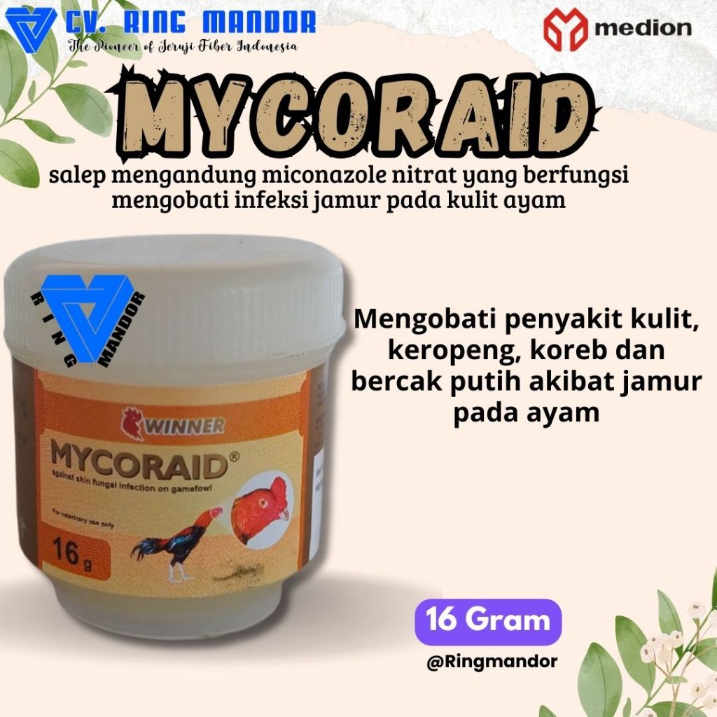 MYCORAID OBAT AMPUH ATASI KOREP AYAM SALEP OBAT KOREP MEDION