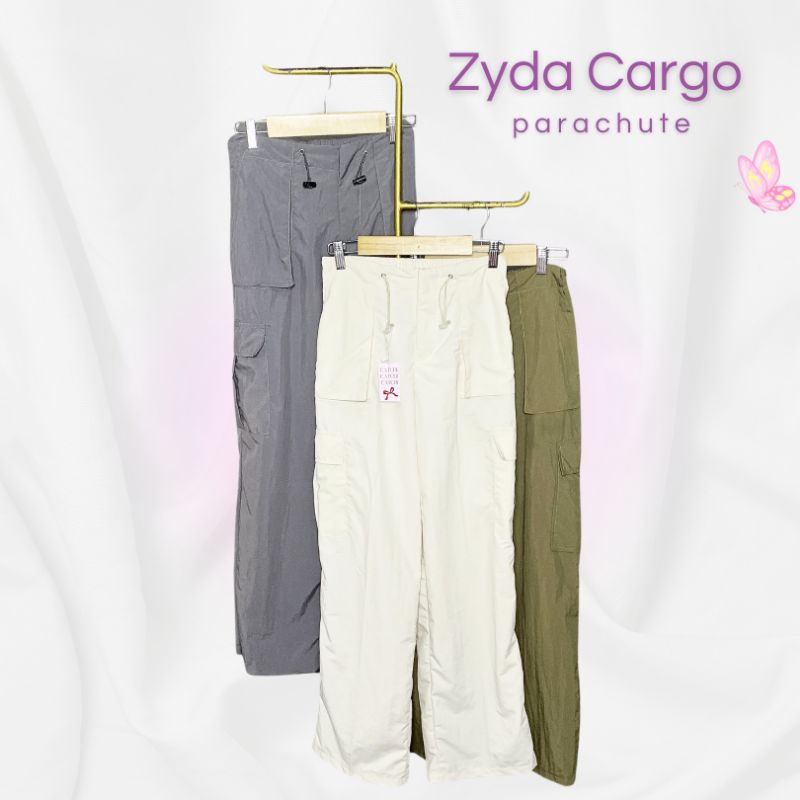 ZYDA PANTS PARASUT BY CATCHI || PANTS CARGO WANITA
