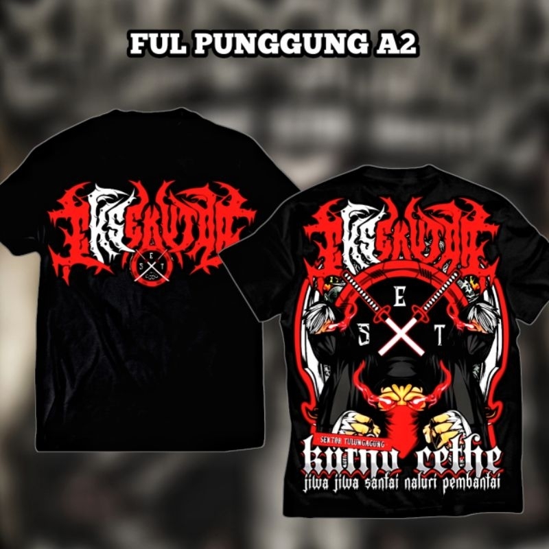 kaos EKSEKUTOR ikspi kera sakti kaos distro desain terbaru eksekutor IKSPI KERA SAKTI ful ounggung A
