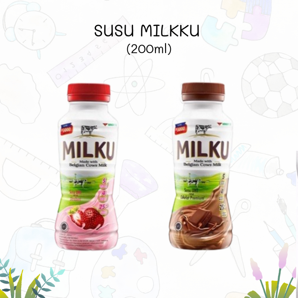 

Milku Susu UHT Premium Coklat/Stroberi 200 ml (pcs)