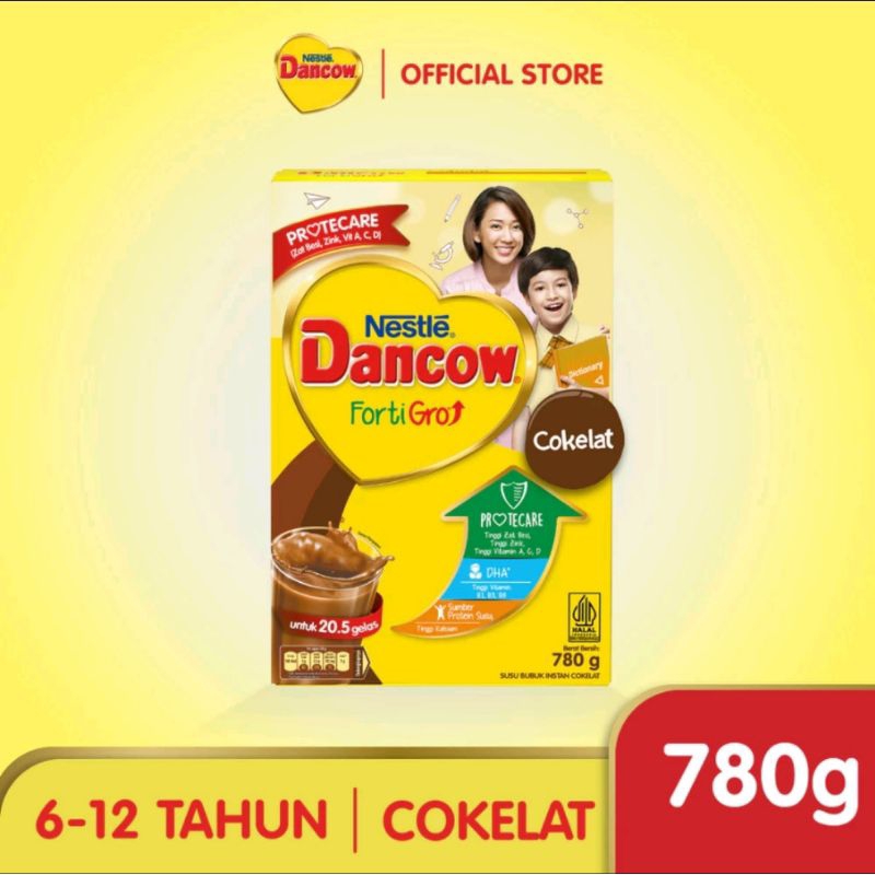 

Dancow Fortigro Coklat Susu Bubuk Susu Anak 780g