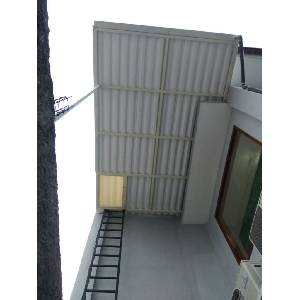 kanopi rumah minimalis atap pvc