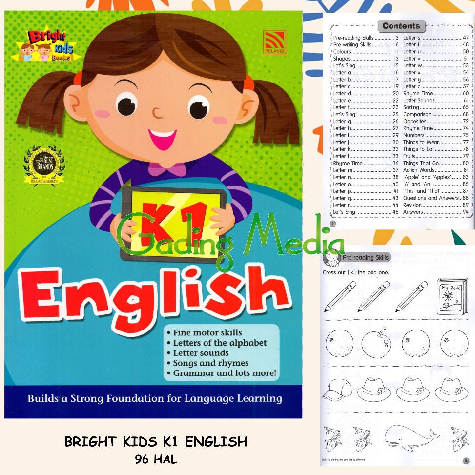 

KODE M73N BRIGHT KIDS BOOKS KINDERGARTEN 12 ENGLISHMATHSPHONICSIQHUAWEN