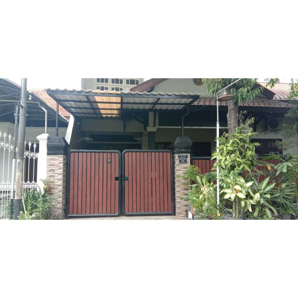 pagar conwood minimalis murah
