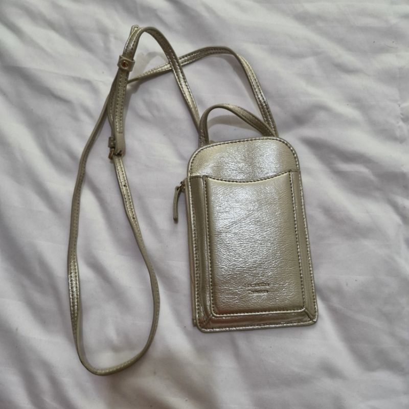Tas sling hp Samantha Thavasa Metalik