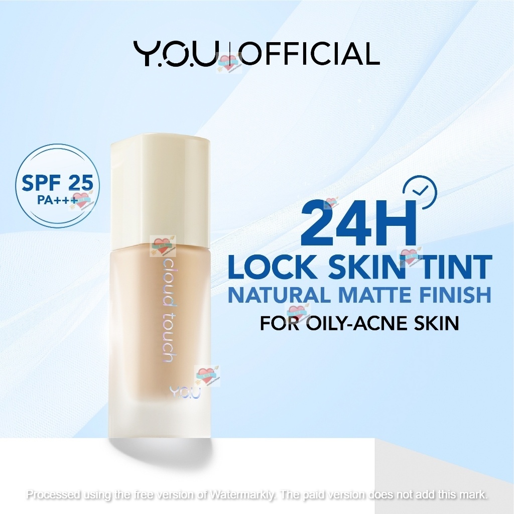 ✨HERITAGE✨ YOU Cloud Touch Blurring Skin Tint | Liquid Foundation | Natural Matte Finish | Tahan Lam