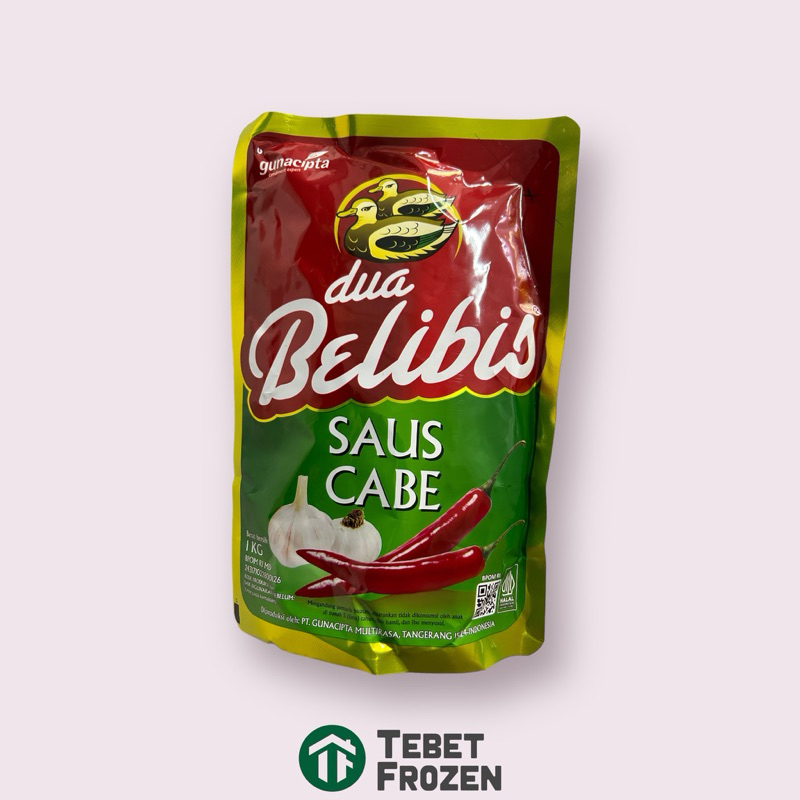 

DUA BELIBIS CABE POUCH 1KG - TEBET FROZEN